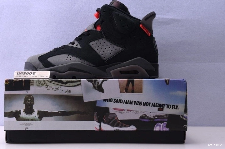 Grey PSG Infrared 6 Jordan Iron CK1229-001 0518
